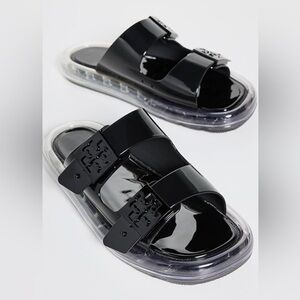 Tory Burch Open Toe Jelly Sandals. Size 8